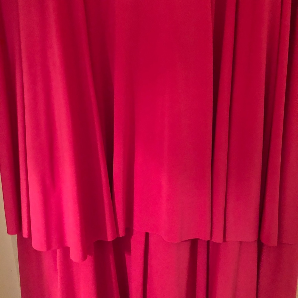 Hot Pink 3 Tiered Dress - Picture 3 of 5
